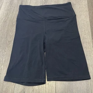 Pantaloncini Athleta stile 305922 pantaloncini neri con logo donna taglia media alta MT - Foto 1 di 9