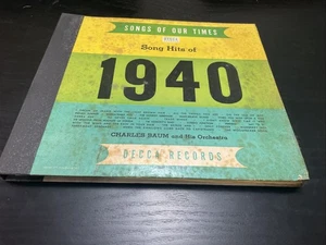 Charles Baum And  Orchestra, Songs Of Our Times Song Hits Of 1940, (10inch), NM - Picture 1 of 12