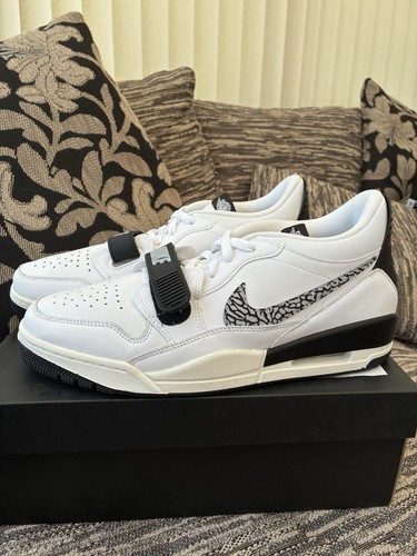 Air Jordan Legacy 312 Low White Wolf Grey Black Sail Uk 11