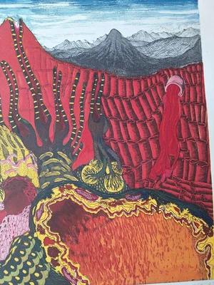 Peter Pongratz Farbradierung auf Büttenpapier - Bild 1 von 4