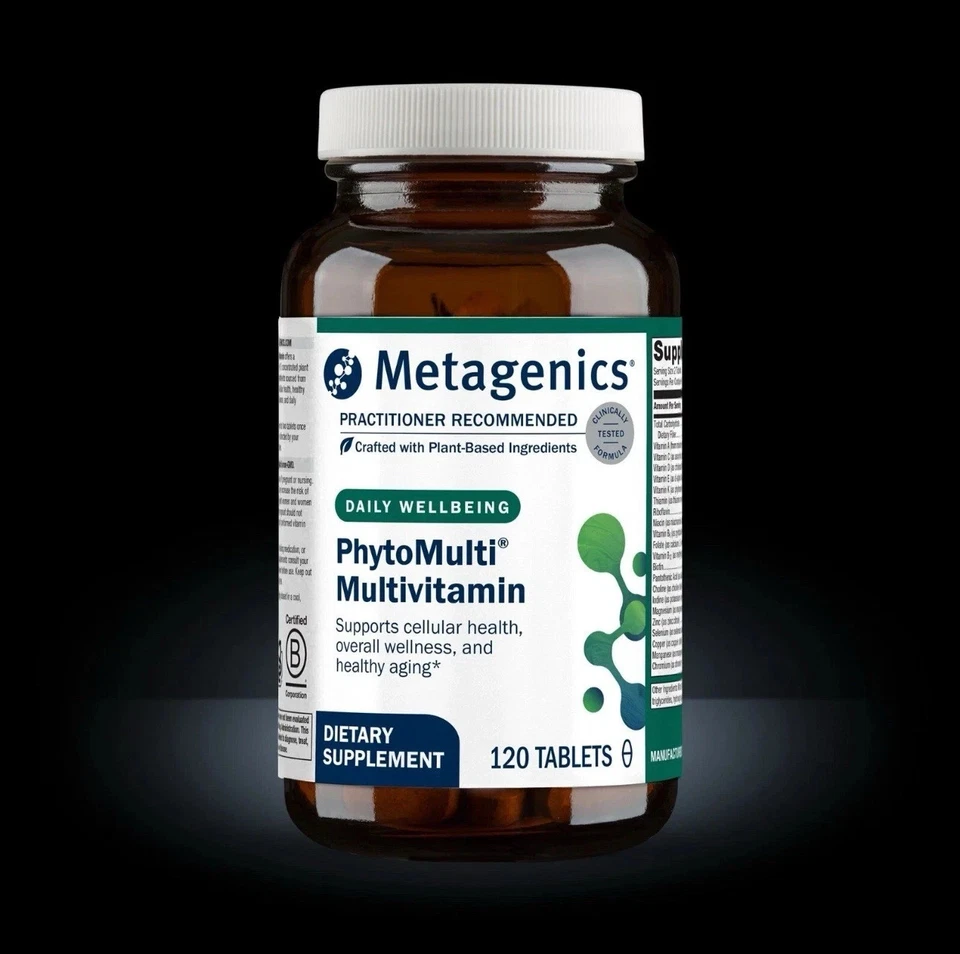 Metagenics PhytoMulti Multivitamínico Sin Hierro - 120 Comprimidos Foto 1 de 4