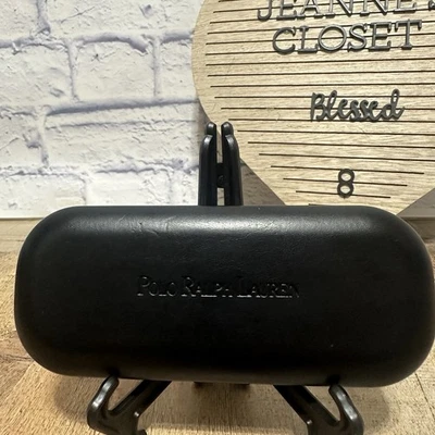 Estuche rígido protector de viaje negro Polo Ralph Lauren para gafas  Foto 1 de 4
