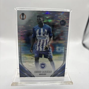 Carlos Baleba 2023-24 Topps Chrome UEFA RC #113 Hyper - Picture 1 of 4