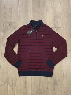 Pulôver juvenil Ralph Lauren 1/4 zíper masculino tamanho XL - Imagem 1 de 4