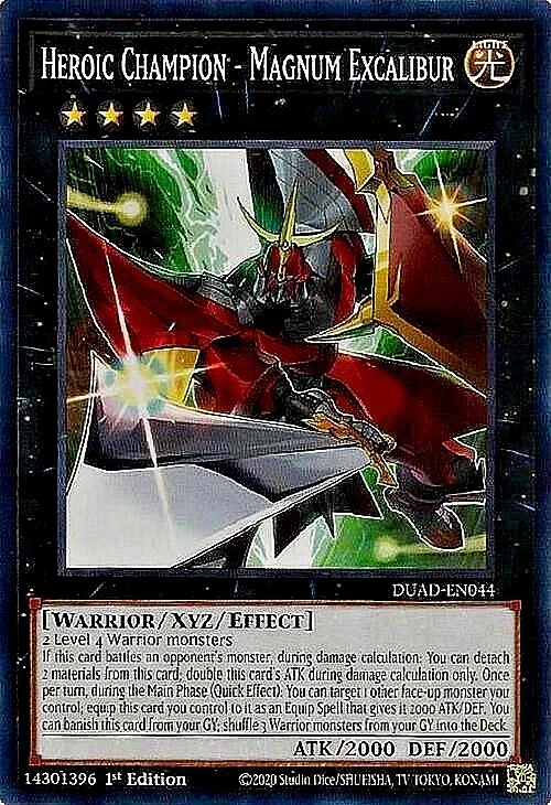 Heroic Champion - Magnum Excalibur DUAD-EN044 Duelist's Advance 1st Edition - Image 1 of 1