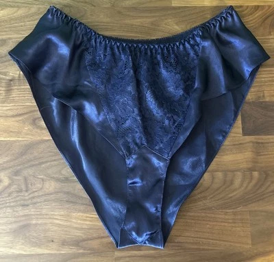 Vintage Victoria's Secret Gold Label Panties Flutter Satin Second Skin 30-32” - Image 1 of 4