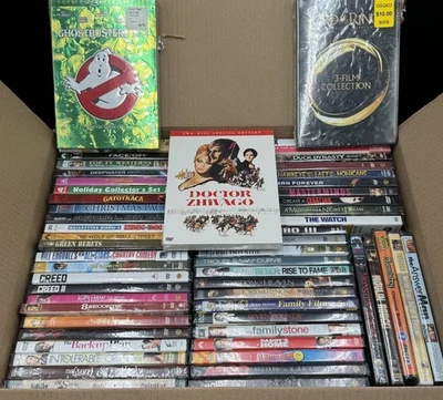 60 NEW DVD MOVIE Assorted Collection Reseller Bulk Lot Bundle Mixed Genre SEALED - Image 1 of 4