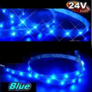 COCHE FURGONETA AUTOBÚS CAMIÓN 30 LED LUZ AZUL 60 CM (Ajuste: 12 voltios / 24 voltios) - Imagen 1 de 3
