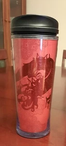 Starbucks roter Drache Reisebecher Becher mit Deckel asiatisch ganz rot 2011 Laterne - Bild 1 von 9