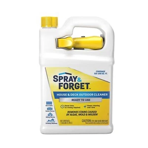 1 Gallon Spray Forget Ready to Use Outdoor Cleaner for Mold Mildew Stains - Picture 1 of 6