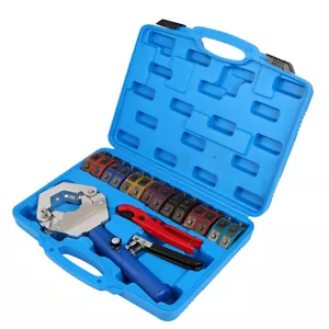 Hydraulic Crimper A/C Set A/C Hose Crimper Hydraulic A/C Crimping Tool - Foto 1 di 10
