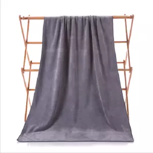Microfiber Gym Towel Fast Drying Sports Towel Absorbent Sweat 71"??35" Grey - Picture 1 of 3