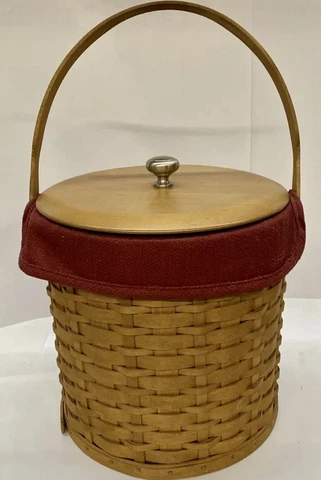 2003 LONGABERGER ICE BASKET INSULATED THERMAL INSERT & LINER, SEE DESCRIPTION Cover