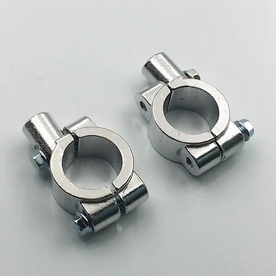 7/8" Handlebar M10 10mm Mirror Clamp Mount Dual Sport Dirt Bike ATV Quad Street - Image 1 of 4