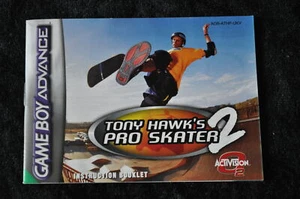 Tony Hawk's Pro Skater 2 GBA Manual AGB-ATHP-UKV - Imagen 1 de 1