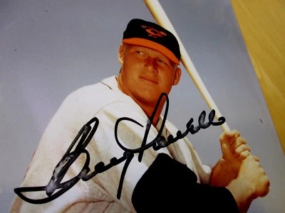 Lote de 5 fotos de béisbol/fotos firmadas 8x10 Boog Powell Sl.Smudge - garantizadas auténticas Foto 1 de 4