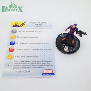 Heroclix Gigante Talla X-Men Set Hellfire Club Guard #004 ¡Figura común con tarjeta! - Imagen 1 de 1