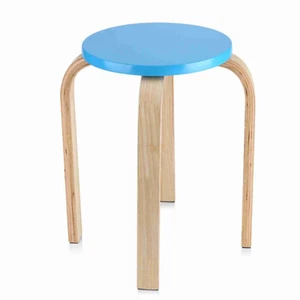Taburete taburete de asiento taburete de madera taburete decorativo taburete de cocina taburete apilable... - Imagen 1 de 12
