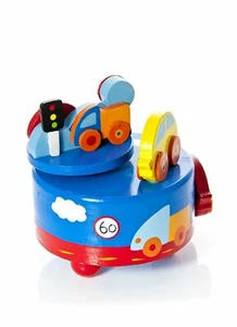 Mousehouse Kinder Holz Auto Spieluhr London Bridge is Falling Down Melodie - Bild 1 von 3