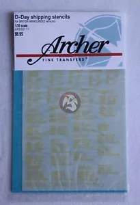 Plantillas de envío británicas Archer 1/35 vehículos blindados (amarillo) AR35011Y - Imagen 1 de 1