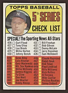 1969 Topps 5th Checklist Mickey Mantle #412 EX/MT Sharp! - Picture 1 of 4