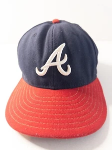 Atlanta Braves MLB Hat One Size New Era 59FIFTY 7 Size 55.8CM - Picture 1 of 6