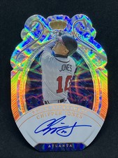 2023 Panini Chronicles Crown Royale Chipper Jones Holo Gold Auto /19 Braves