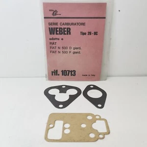KIT GUARNIZIONI CARBURATORE WEBER 26 0C FIAT 500 GIARDINIERA GM 10713 - Imagen 1 de 4