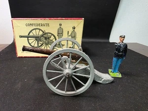 Vintage W. Britain Confederate Artillery No.2058 With Original Box Civil War - Picture 1 of 12