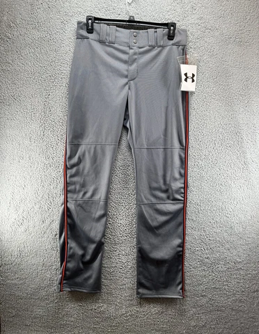 Under Armour Auburn Rundown Baseball Tigers Pants Men's L Gray Navy UBP510M H1 Cover