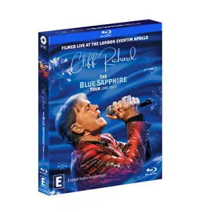 Cliff Richard - The Blue Sapphire Tour Live 2023 Blu-Ray: NUEVO - Imagen 1 de 1