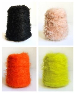 Kunstfell italienische ausgefallene Strickgarne, 10,6 Unzen/300 Gramm Knäuel oder Kone - Bild 1 von 5