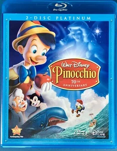 Pinocchio 70 Anniversary Platinum Edition Blu-Ray + DVD Walt Disney - Picture 1 of 6