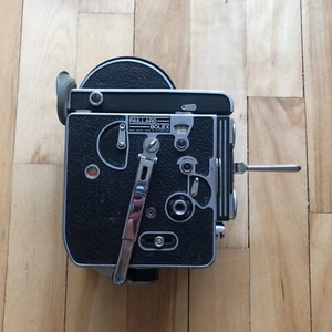Paillard Bolex h16 REFLEX 16mm Cine Film Camera w/ case, pistol, 3 x lens WORKS - Picture 1 of 18