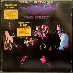 2LP CSNY 4 Way Street WHITE LABEL PROMO USA 1971 2LP Gatefold - Picture 1 of 8