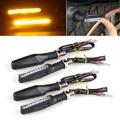 4x 9 LED Intermitente Moto 10mm Para Quad ATV Scooter Luz Indicador Intermitente Universal - Imagen 1 de 4