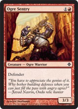 1x Ogre Sentry - Foil MTG Rise of the Eldrazi NM Magic Foil