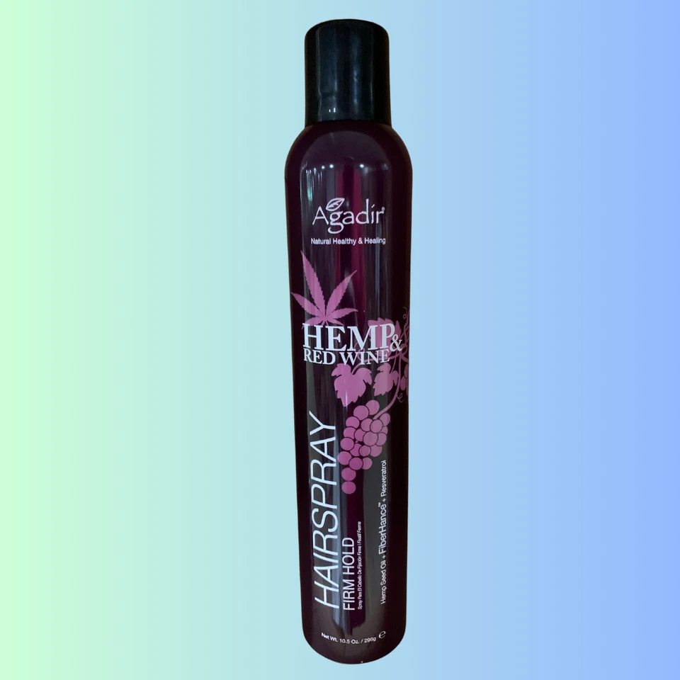 Agadir Hemp And & Red Wine Hairspray Firm Hold 10.5oz - Image 1 of 1