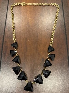 Vintage J Crew Signed Necklace Glass 21 Inches - Picture 1 of 7