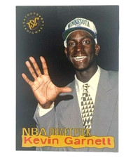 KEVIN GARNETT 1995-96 STADIUM CLUB DRAFT PICKS MEMBERS ONLY ROOKIE TIMBERWOLVES