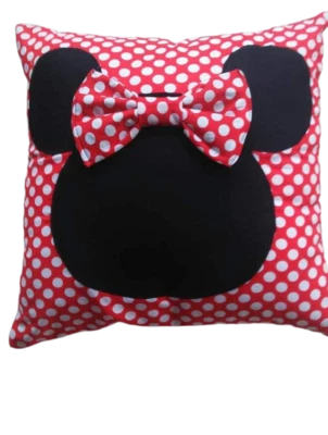 Handmade Mickey Mouse Throw Pillows Home Décor Living Bedroom Party Decoration - Image 1 of 2