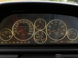 Pour Fiat Uno Turbo mk2 90-96 Cerclages De Compteur Aluminium Anneaux Chrome x6 - Foto 1 di 4