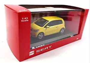 1:43 Seat Mii Model Yellow 2012 VW Diecast Scale Car Display Case New - Picture 1 of 5