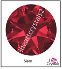 SIAM Red 9ss 2.5mm 2058 IHC Austrian Crystal Flatback Rhinestones 144 pcs