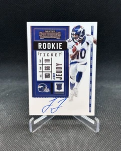 2020 Panini Contenders Jerry Jeudy RC Rookie Ticket Variation AUTO #106 - Browns - Picture 1 of 2