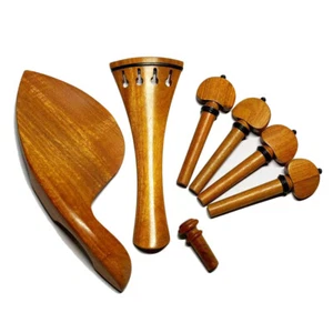 Violin Pernambuco Fitting Tailpiece Chinrest Pegs Endpin New 06# - Picture 1 of 4