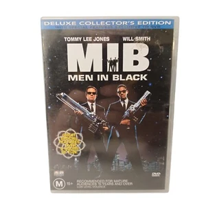 Men In Black Deluxe Edt DVD Action Sci-Fi Adventure Aliens Fantasy R4 Brand New - Picture 1 of 12