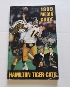 Hamilton Tiger-Cats CFL Football 1999 Media Guide mit mehreren Autogrammen - Bild 1 von 11