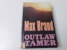 LARGE PRINT Max Brand: Outlaw Tamer Hardcover/Ex-library