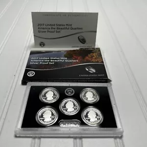 2017-S U.S. Mint ATB Silver Proof Coin Set in Original Packaging - 5 Coins - Picture 1 of 5